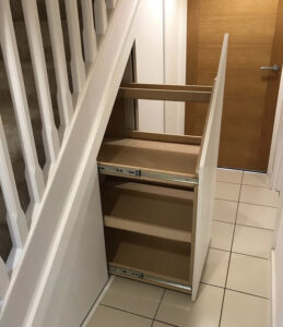 Under Stair Storage Solutions | Power Interiors | Dorset & Devon South UK